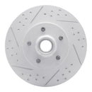 R1 95-11 Ford Ranger (USA/Canada) Front Left Drilled & Slotted Geo-Carbon Rotor