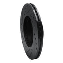 R1 90-05 Buick Skylark Front Right Drilled & Slotted Black Brake Rotor