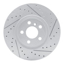 R1 15-25 BMW 228I Gran Coupe Front Right Drilled & Slotted Geo-Carbon Rotor