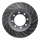 R1 12-25 Ford F-350 Super Duty Front Drill & Slot Silver Rotors