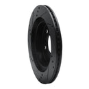 R1 93-97 Chevrolet Camaro Rear Right Drilled & Slotted Black Brake Rotor