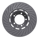 DFC 94-98 Porsche 911 Right Front Drilled Hi-Carbon Alloy Geomet Coated Rotor