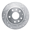 R1 19-25 Mazda 3 Sport Front & Rear Drilled & Slotted Silver Brake Rotor Set