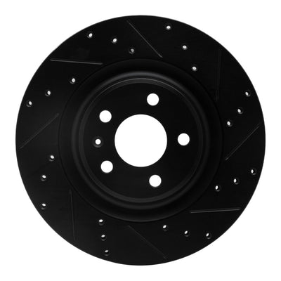 DFC 08-25 Audi SQ5 Sportback Rear Right Drilled & Slotted Black Brake Rotor