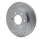 R1 02-06 Ford ExpeditIon Front Drilled & Slotted Silver Brake Rotor Set