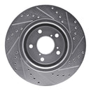 R1 17-20 Acura MDX Front & Rear Drilled & Slotted Silver Brake Rotor Set