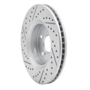 R1 18-22 Toyota C-Hr Front Right Drilled & Slotted Geo-Carbon Rotor