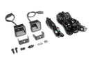 Go Rhino Xplor Blackout Series Cube LED Flood Light Kit (Surface/Threaded Stud Mnt) 2x2 - Blk (Pair)