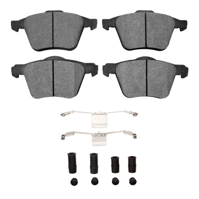 DFC 03-09 Volvo XC90 Front 5000 Advanced Low Metallic Brake Pads and Hardware Kit