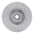 R1 95-11 Ford Ranger (USA/Canada) Front Left Drilled & Slotted Geo-Carbon Rotor