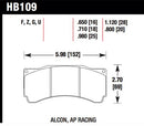 Hawk Performance Ceramic Street Brake Pads