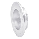 R1 85-87 Toyota Corolla (US/Canada) Rear Left Drilled & Slotted Silver Brake Rotor