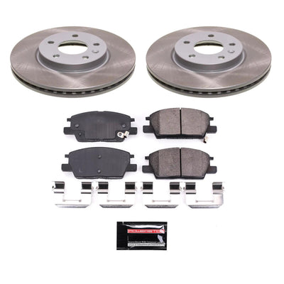Power Stop 2019 Buick LaCrosse Front and Rear Semi-Coated Rotor Kit