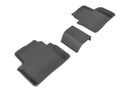 3D MAXpider 2016-2020 Honda Civic Kagu 1st & 2nd Row Floormats - Black