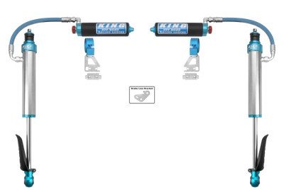 King Shocks 2024+ Toyota Tacoma 2.5 Dia Remote Reservoir Shock w/Adjuster (Pair) - Rear