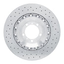 DFC 10-11 Porsche 911 Left Front Drilled Hi-Carbon Alloy Geomet Coated Rotor