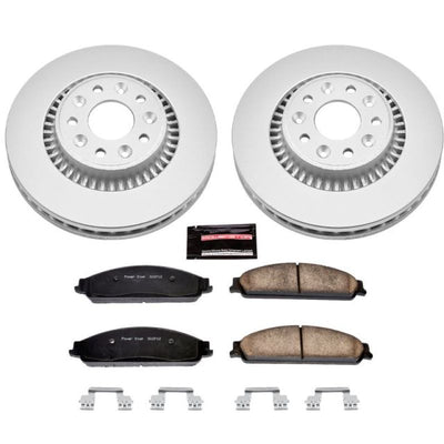 Power Stop 05-07 Ford Five Hundred Front & Rear Z17 Evolution Geomet Coated Brake Kit