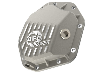 aFe 19-25 GM Trucks Front Diff Cover - Raw w/ Machined Fins