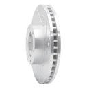 R1 89-93 Toyota Pickup Front Right Drilled & Slotted Silver Brake Rotor
