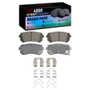 DFC 16-20 Hyundai Sonata Rear Geospec Rotors w/4000 HybriDynamic Brake Pads w/Hardware
