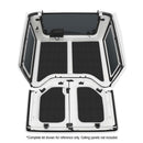 DEI 11-18 Jeep Wrangler JK 2-Door Boom Mat Rear Side Window Trim - 2 Piece - Black