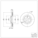 DFC GeoSPEC Coated Rotors - Plain