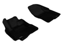 3D MAXpider 2009-2013 Toyota Corolla Kagu 1st & 2nd Row Floormats - Black