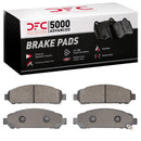 DFC 09-15 Toyota Venza Front 5000 Advanced Low Metallic Brake Pads