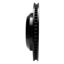 R1 98-02 Chevrolet Camaro Rear Right Drilled & Slotted Black Brake Rotor