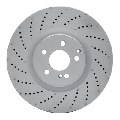 DFC 08-21 Mercedes-Benz E550 Front Drilled Hi-Carbon Alloy Geomet Coated Rotor