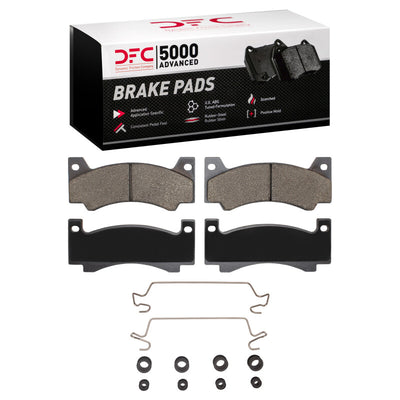 DFC 69-73 Chrysler Newport Front Rotors with 5000 Advanced Brake Pads w/Hardware
