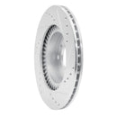 R1 87-90 Acura Legend Front Left Drilled & Slotted Silver Brake Rotor