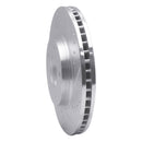 R1 02-17 Infiniti Q45 Front Right Drilled & Slotted Silver Brake Rotor