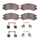 DFC 85-94 Subaru GL-10 Front 4000 HybriDynamic Brake Pads and Hardware Kit