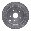 R1 15-21 Subaru WRX Front & Rear Drilled & Slotted Silver Brake Rotor Set