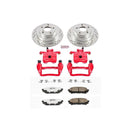 Power Stop 05-06 Saab 9-2X Front & Rear Z26 Street Warrior Brake Kit w/Calipers