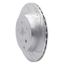 R1 18-24 Subaru WRX STI Front & Rear Drilled & Slotted Silver Brake Rotor Set