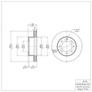 DFC 09-25 Dodge Ram 3500 Front GeoSPEC Coated Rotor