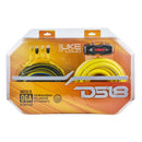 DS18 0-GA Amplifier Install Kit Advance- Yellow