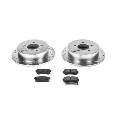 Power Stop 10-15 Hyundai Tucson Front & Rear Z23 Evolution Sport Brake Kit