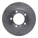 R1 97-04 Porsche Boxster Front Drilled & Slotted Silver Brake Rotor Set