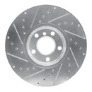 R1 07-19 BMW X5 Front & Rear Drilled & Slotted Silver Brake Rotor Set