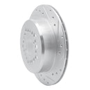 R1 92-00 Lexus SC300 Rear Drilled & Slotted Silver Brake Rotor Set