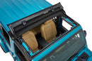 Bestop 20-26 Jeep Gladiator / 18-26 Wrangler JL Sunrider For Hardtop (Premium Black Twill)