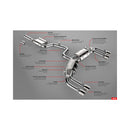 APR 15-20 Audi S3 8V S3 Sedan Catback Exhaust System