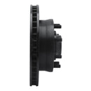 R1 93-95 Chevrolet G30 Front Right Drilled & Slotted Black Brake Rotor