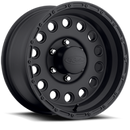 Raceline 887B Rock Crusher 16x8in / 8x165.1 BP / -20mm Offset / 130.81mm Bore - Satin Black Wheel