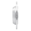 R1 06-12 Mercedes-Benz ML350 Rear Right Drilled & Slotted Silver Brake Rotor