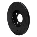 R1 09-17 Volkswagen SAVEIRO (Mexico) Front Right Drilled & Slotted Black Brake Rotor