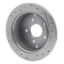 R1 04-04 Pontiac GTO Rear Left Drilled & Slotted Silver Brake Rotor
